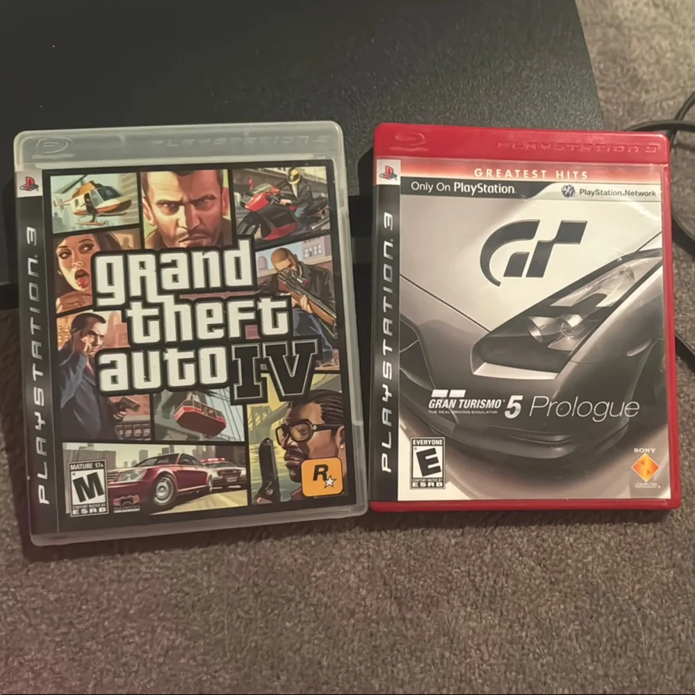 Sony Black PlayStation 3 Console with Blu-ray and Slim Design